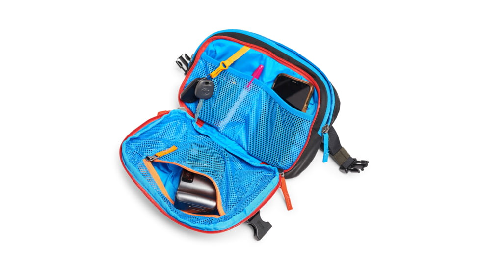 Cotopaxi Coso 2L Hip Pack, Saltwater/Black Iris, 2L, HIP-F22-SWBI