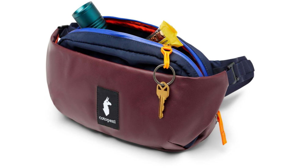 Cotopaxi Coso 2L Hip Pack, Wine/Maritime, U, HIP-F23-WIMT-U-U