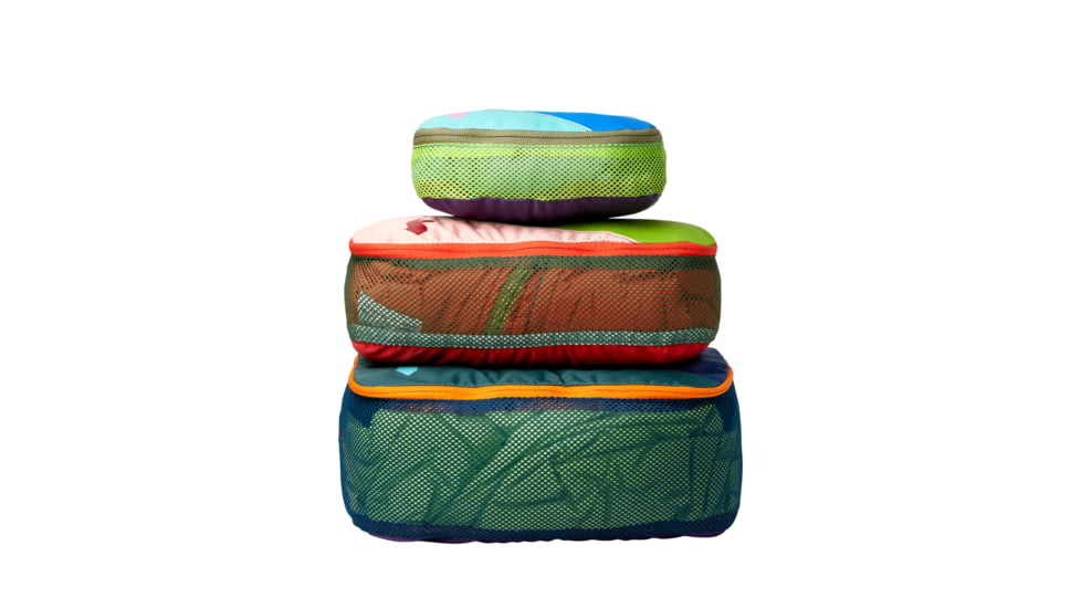 Cotopaxi Cubo Dos Packing Cube, Bundle, Del Dia, Small/Medium/Large, PCU-S20-DD-BND