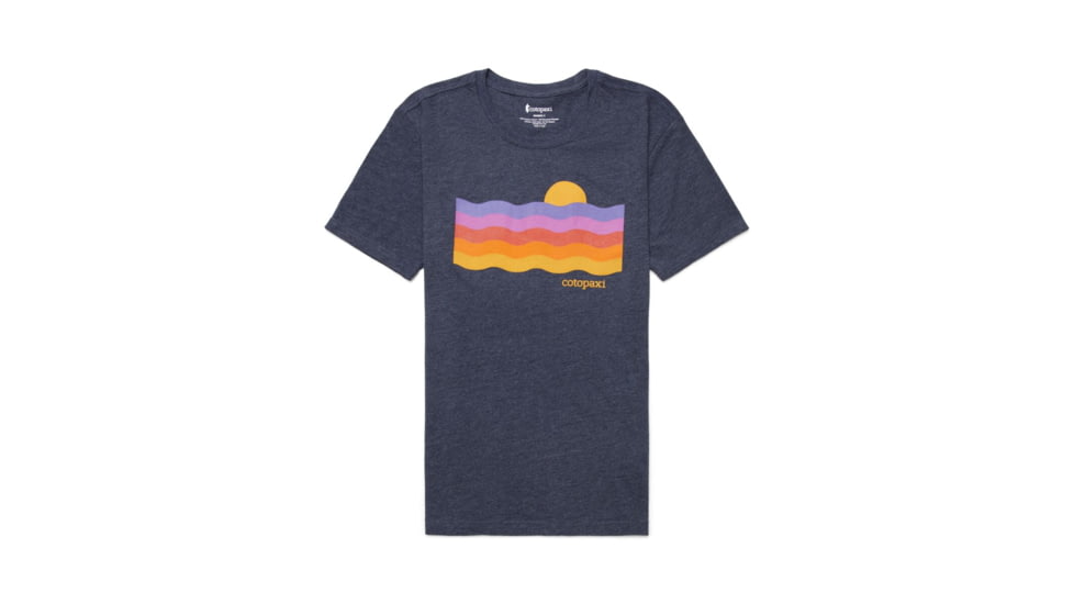 Cotopaxi Disco Wave Organic T-Shirt - Womens, Graphite, Medium, TS-F23-DW-GRPHT-W-M