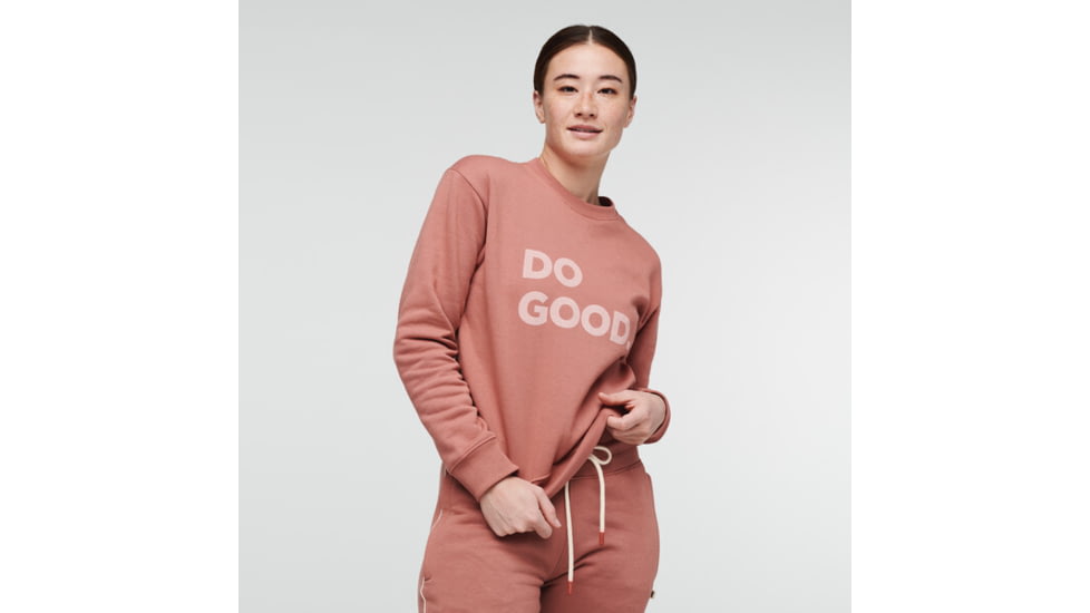 Cotopaxi Do Good Crew Sweatshirt - Womens, Earthen, Medium, DGC-S22-EART-W-M