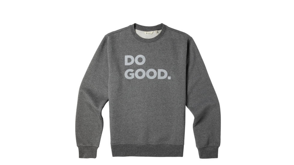Cotopaxi Do Good Crew Sweatshirt - Womens, Heather Grey, Medium, DGC-F20-W-HGR-M
