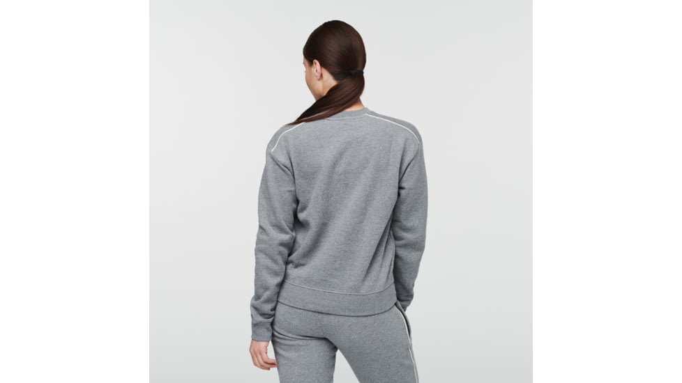 Cotopaxi Do Good Crew Sweatshirt - Womens, Heather Grey, Small, DGC-S22-HGRY-W-S