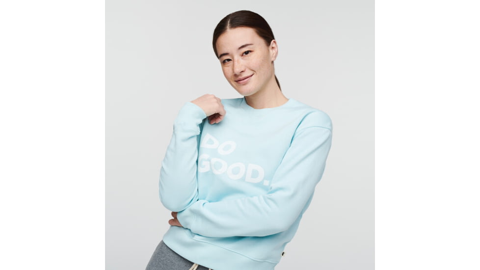 Cotopaxi Do Good Crew Sweatshirt - Womens, Ice, Medium, DGC-S22-ICE-W-M