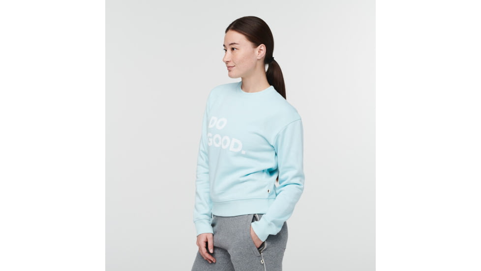 Cotopaxi Do Good Crew Sweatshirt - Womens, Ice, Medium, DGC-S22-ICE-W-M