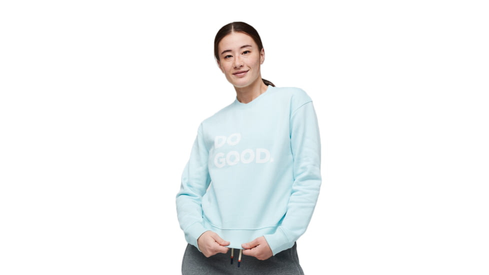 Cotopaxi Do Good Crew Sweatshirt - Womens, Ice, Medium, DGC-S22-ICE-W-M