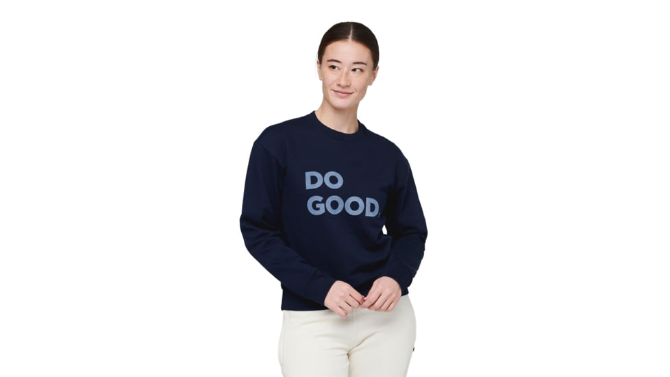Cotopaxi Do Good Organic Crew Sweatshirt - Womens, Maritime, 2XS, DGC-S23-MTM-W-XXS