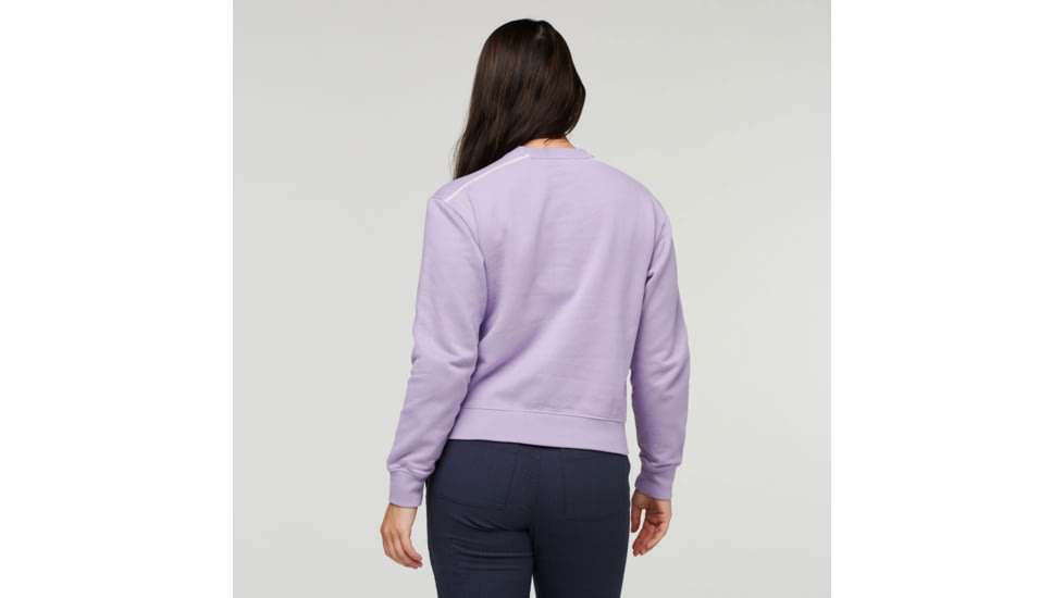 Cotopaxi Do Good Crew Sweatshirt - Womens, Thistle, Small, DGC-F22-THSTL-W-S