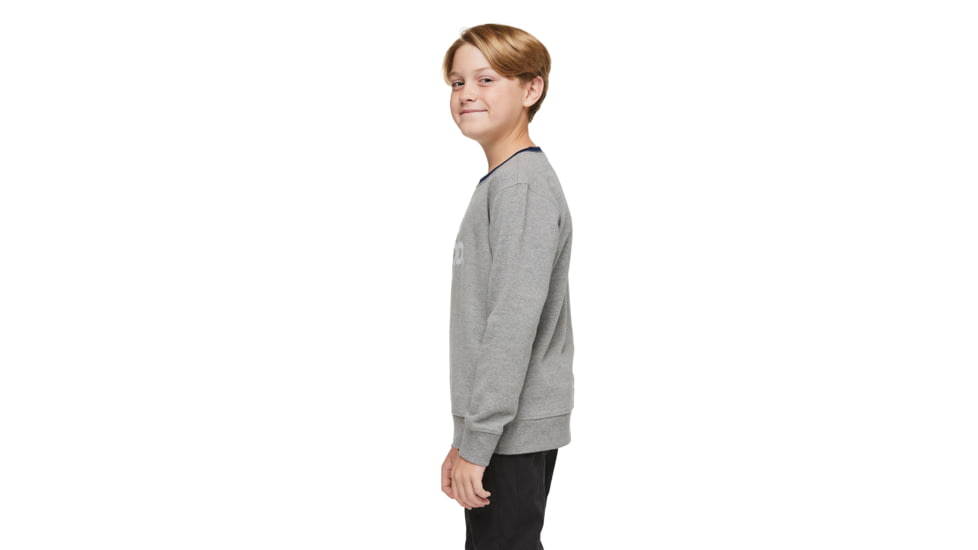Cotopaxi Do Good Organic Crew Sweatshirt - Kids, Heather Grey, Extra Small, KDGC-F23-HTRGR-Kids-XS