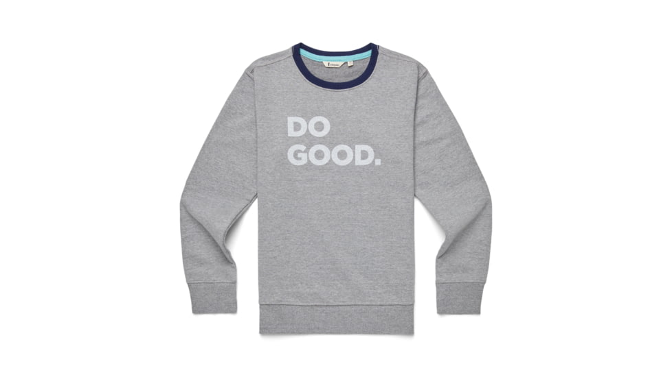 Cotopaxi Do Good Organic Crew Sweatshirt - Kids, Heather Grey, Extra Small, KDGC-F23-HTRGR-Kids-XS
