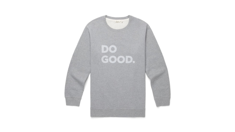 Cotopaxi Do Good Organic Crew Sweatshirt - Womens, Heather Grey, 3X, DGCP-F23-HTRGR-W-3X