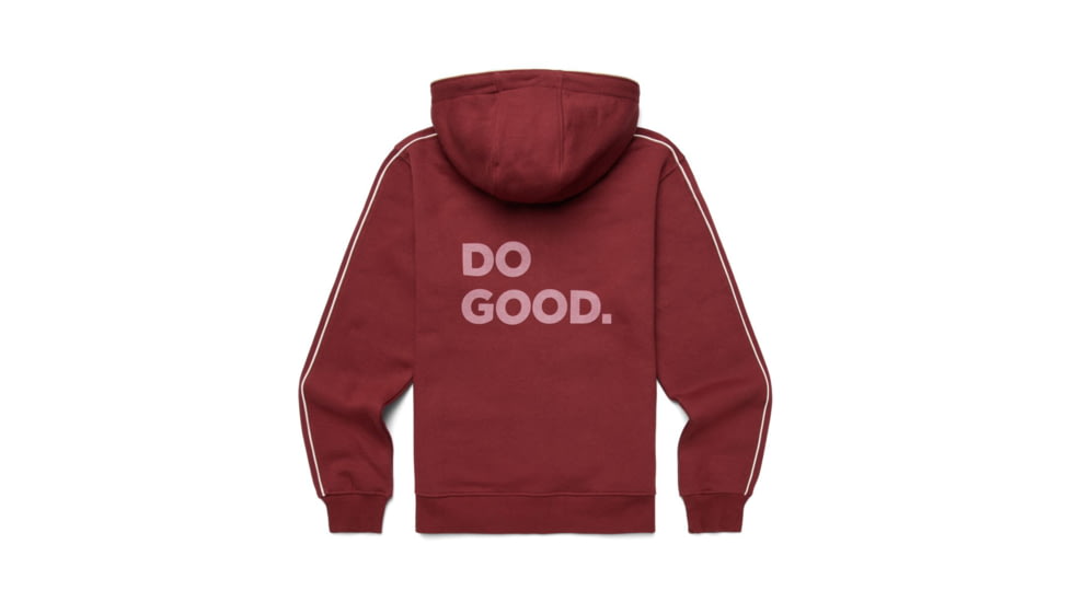 Cotopaxi Do Good Organic Full-Zip Hoodie - Womens, Burgundy, Small, DGFZ-F23-BURG-W-S