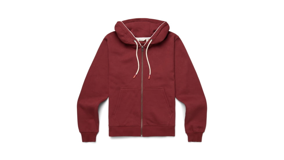 Cotopaxi Do Good Organic Full-Zip Hoodie - Womens, Burgundy, Small, DGFZ-F23-BURG-W-S