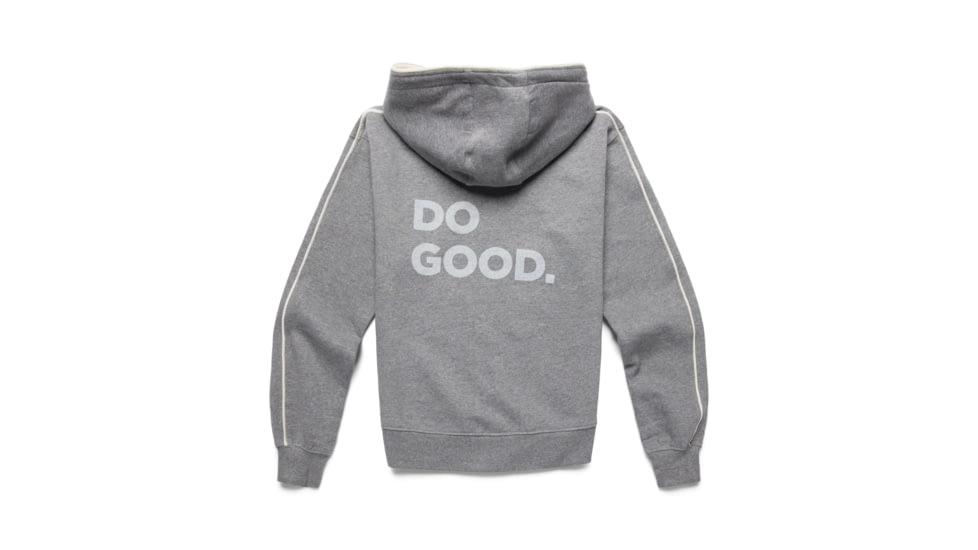 Cotopaxi Do Good Organic Full-Zip Hoodie - Womens, Heather Grey, 2XS, DGFZ-F22-HTRGR-W-XXS