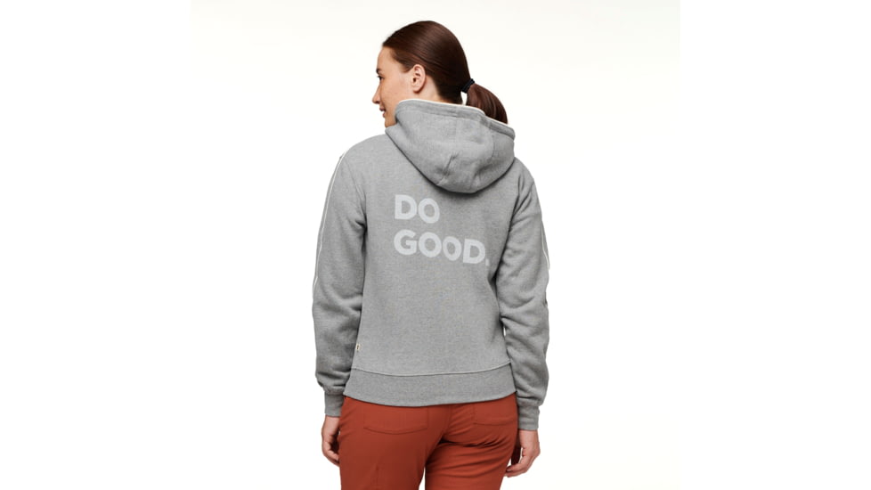 Cotopaxi Do Good Organic Full-Zip Hoodie - Womens, Heather Grey, 2XS, DGFZ-F22-HTRGR-W-XXS