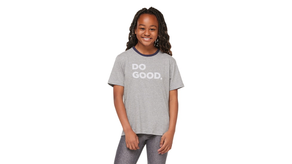 Cotopaxi Do Good Organic T-Shirt - Kids, Heather Grey, Medium, TS-F23-KDG-HTRGR-Kids-M