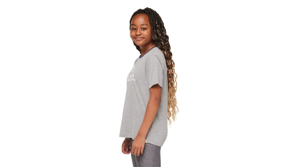 Cotopaxi Do Good Organic T-Shirt - Kids, Heather Grey, Medium, TS-F23-KDG-HTRGR-Kids-M