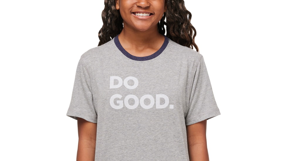 Cotopaxi Do Good Organic T-Shirt - Kids, Heather Grey, Medium, TS-F23-KDG-HTRGR-Kids-M