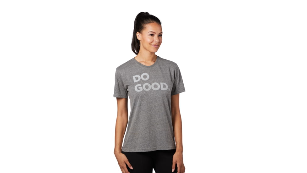 Cotopaxi Do Good Organic T-Shirt - Womens, Heather Grey, Large, TS-F23-DG-HTRGR-W-L