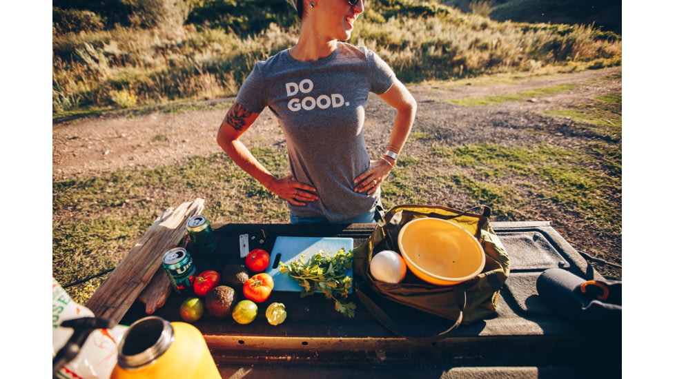 Cotopaxi Do Good Organic T-Shirt - Womens, Heather Grey, Large, TS-F23-DG-HTRGR-W-L