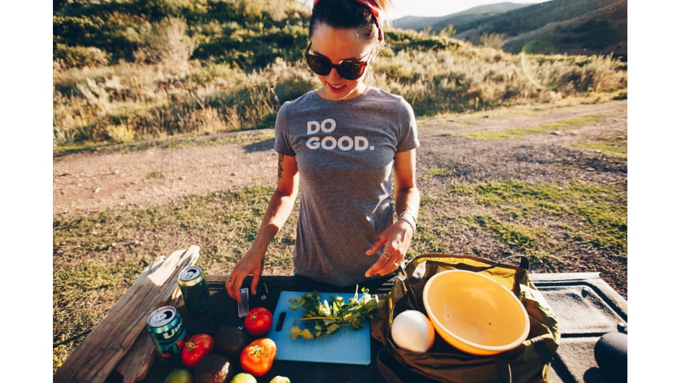 Cotopaxi Do Good Organic T-Shirt - Womens, Heather Grey, Large, TS-F23-DG-HTRGR-W-L