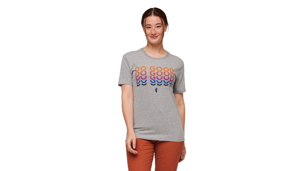 Cotopaxi Do Good Repeat Organic T-Shirt - Womens, Heather Grey, Extra Large, TS-F23-DGR-HTRGR-W-XL