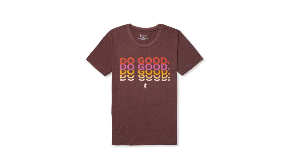 Cotopaxi Do Good Repeat T-Shirt - Womens, Chestnut, Extra Small, TS-F22-DG-CHSNT-W-XS