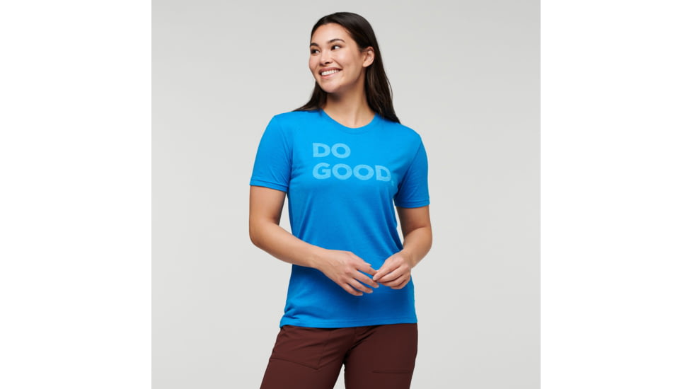 Cotopaxi Do Good T-Shirt - Womens, Saltwater, Medium, TS-F22-DG-SLTWR-W-M