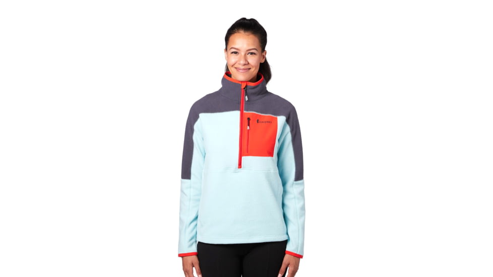 Cotopaxi Dorado Half-Zip Fleece Jacket - Womens, Graphite/Glacier, Large, DOR-F20-GRPGL-W-L