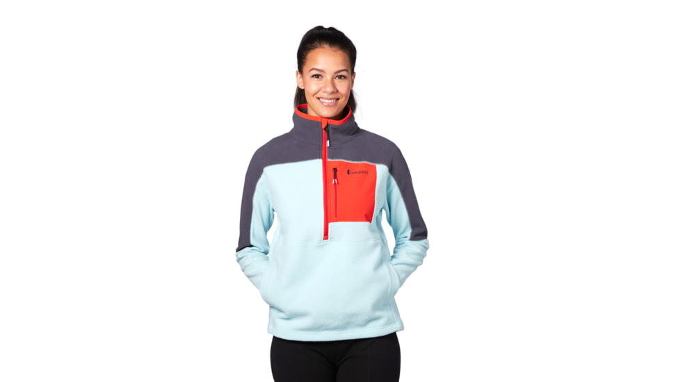 Cotopaxi Dorado Half-Zip Fleece Jacket - Womens, Graphite/Glacier, Large, DOR-F20-GRPGL-W-L