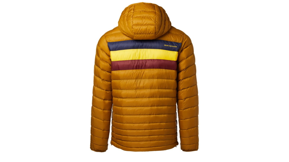 Cotopaxi Fuego Down Hooded Jacket - Mens, Bronze Stripes, Small, FDJ-F20-BRZS-M-S
