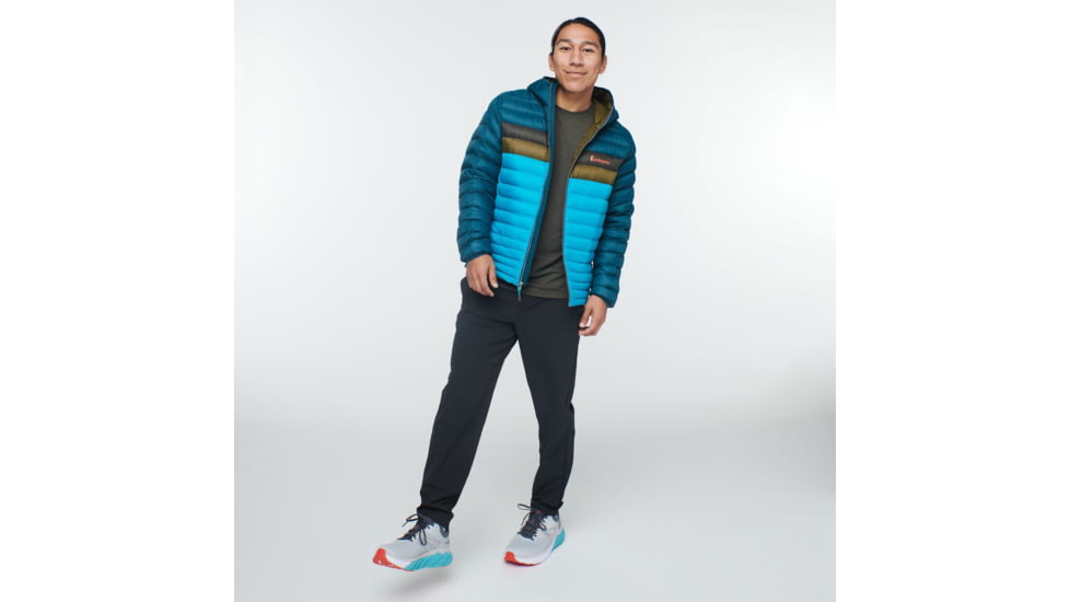 Cotopaxi Fuego Down Hooded Jacket - Mens, Deep Ocean/Mineral Blue, 3XL, FDJ-S22-DOMTM-M-XXXL