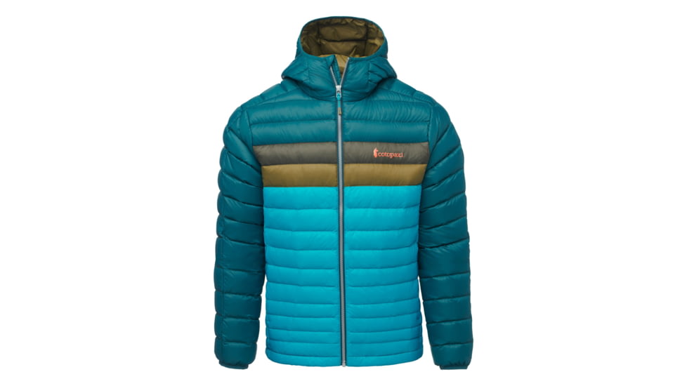 Cotopaxi Fuego Down Hooded Jacket - Mens, Deep Ocean/Mineral Blue, 3XL, FDJ-S22-DOMTM-M-XXXL
