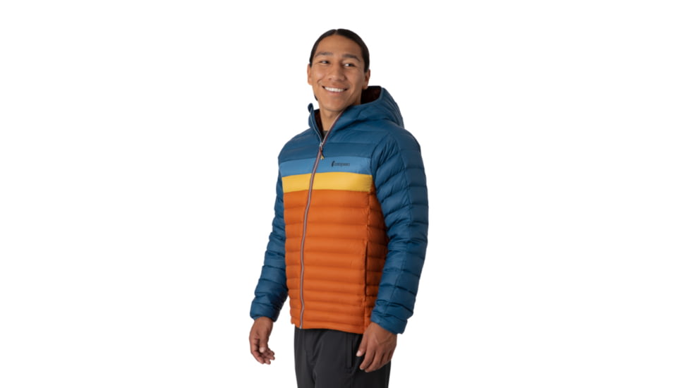 Cotopaxi Fuego Down Hooded Jacket - Mens, Indigo/Mezcal, Extra Large, FDJ-F21-INDMZ-M-XL