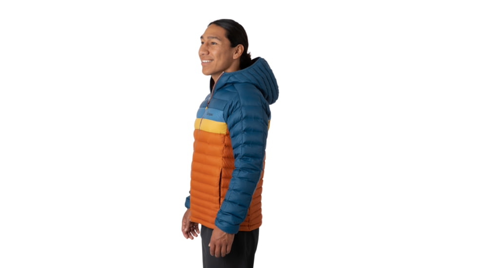 Cotopaxi Fuego Down Hooded Jacket - Mens, Indigo/Mezcal, Extra Large, FDJ-F21-INDMZ-M-XL