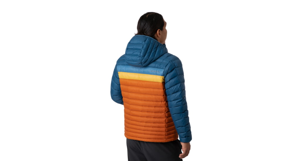 Cotopaxi Fuego Down Hooded Jacket - Mens, Indigo/Mezcal, Extra Large, FDJ-F21-INDMZ-M-XL