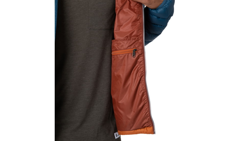 Cotopaxi Fuego Down Hooded Jacket - Mens, Indigo/Mezcal, Extra Large, FDJ-F21-INDMZ-M-XL