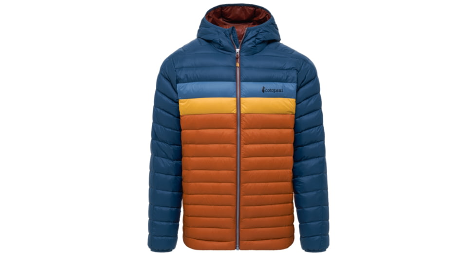 Cotopaxi Fuego Down Hooded Jacket - Mens, Indigo/Mezcal, Extra Large, FDJ-F21-INDMZ-M-XL