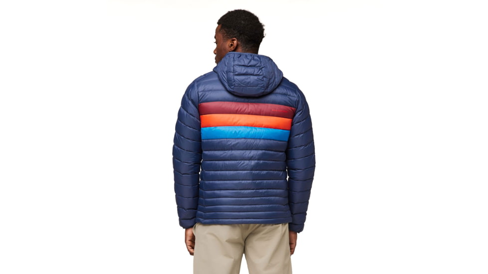 Cotopaxi Fuego Down Hooded Jacket - Mens, Ink Stripes, Small, FDJ-F23-INKS-M-S