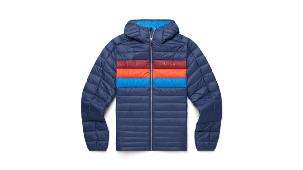 Cotopaxi Fuego Down Hooded Jacket - Mens, Ink Stripes, Small, FDJ-F23-INKS-M-S
