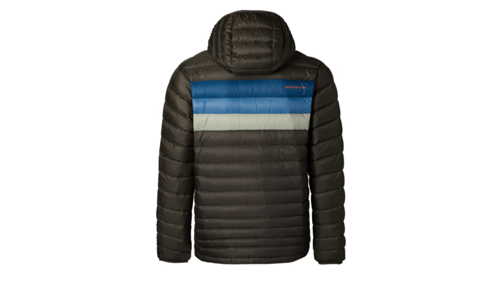 Cotopaxi Fuego Down Hooded Jacket - Mens, Iron Stripes, Small, FDJ-F21-IRONS-M-S
