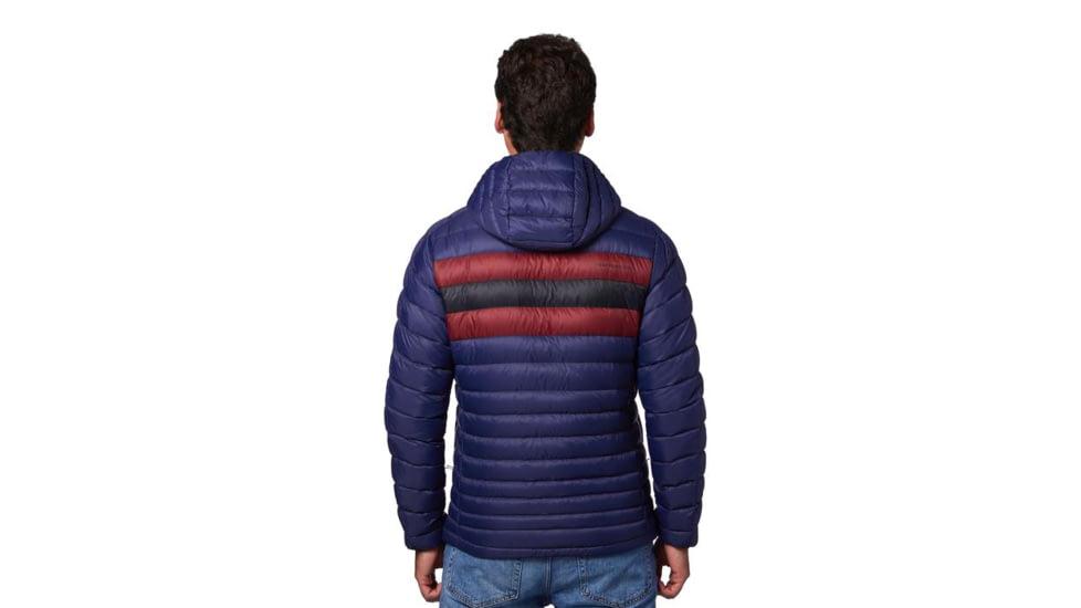 Cotopaxi Fuego Down Hooded Jacket - Mens, Maritime Stripes, Medium, FDJ-F20-MTMS-M-M