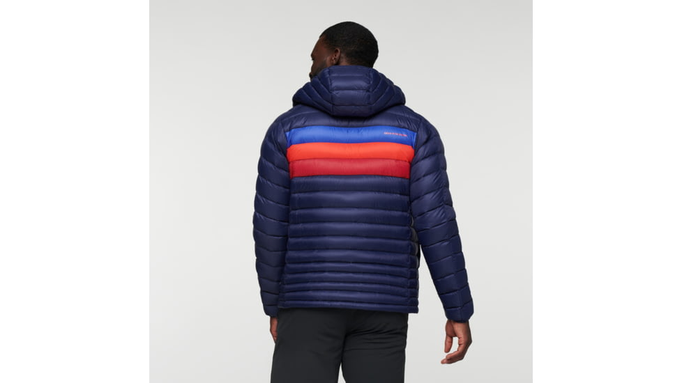 Cotopaxi Fuego Down Hooded Jacket - Mens, Maritime Stripes, Small, FDJ-F21-MTMS-M-S