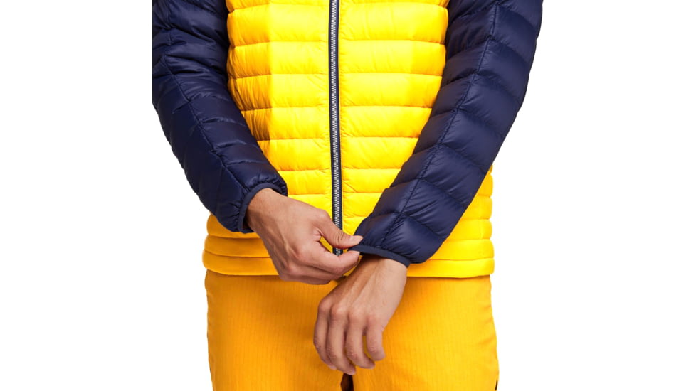 Cotopaxi Fuego Down Hooded Jacket - Mens, Maritime &amp; Sunset, Extra Small, FDJ-S23-MTMSU-M-XS