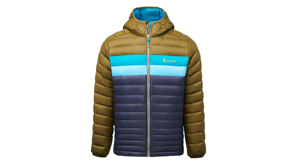 Cotopaxi Fuego Down Hooded Jacket - Mens, Oak/Graphite, Extra Small, FDJ-S22-OAKGRP-M-XS