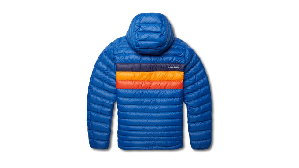 Cotopaxi Fuego Down Hooded Jacket - Mens, Pacific Stripes, Extra Large, FDJ-F22-PACS-M-XL
