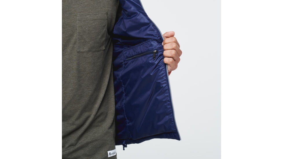 Cotopaxi Fuego Down Hooded Jacket - Mens, Spice &amp; Maritime, Extra Large, FDJ-S22-SPMTM-M-XL