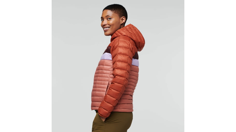 Cotopaxi Fuego Down Hooded Jacket - Womens, Spice/Earthen, Large, FDJ-F22-SPCEAR-W-L