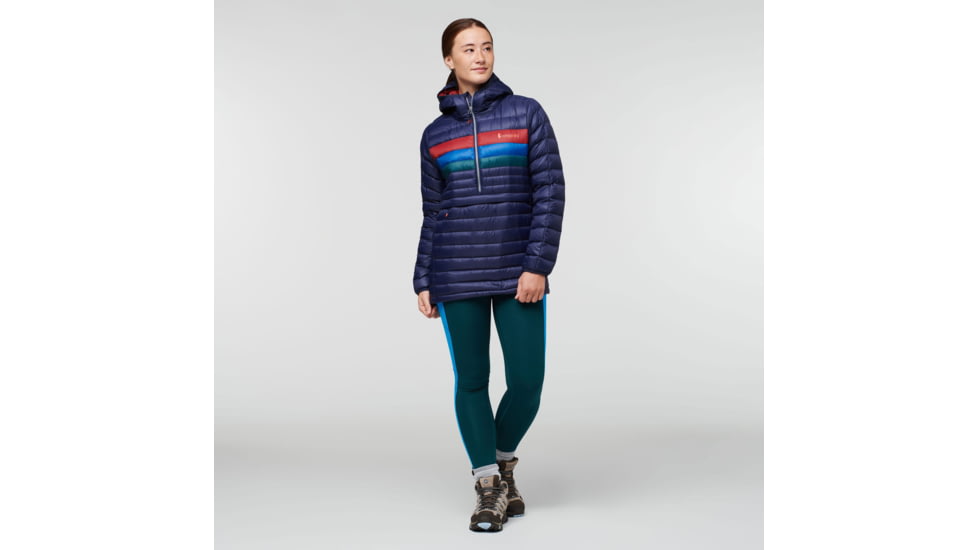 Cotopaxi Fuego Down Hooded Pullover - Womens, Maritime Stripes, Small, FDP-F22-MTMS-W-S