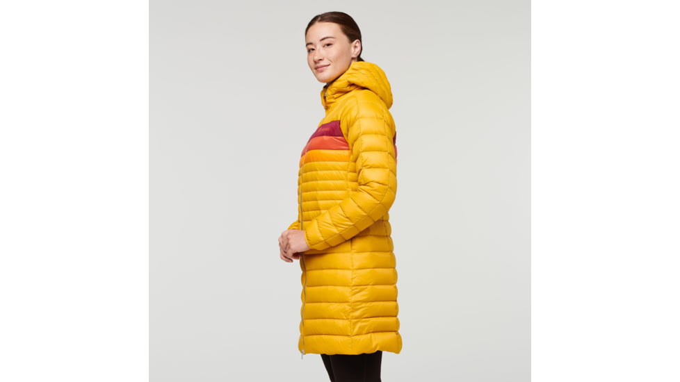 Cotopaxi Fuego Down Parka - Womens, Amber Stripes, Small, FLJ-F22-AMBS-W-S